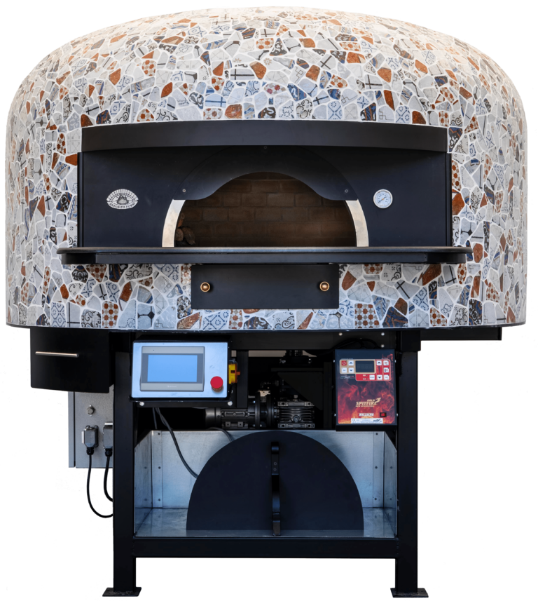 Wood and gas fired oven Esposito Forni Mosaic FLOOR ARTISAN with ...